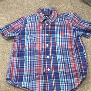 Short sleeve button down shirt size 5